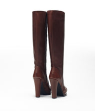 Langschaftstiefel Eva braun