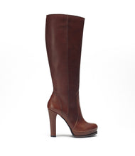 Langschaftstiefel Eva braun