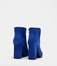 Ankle Boot blau back