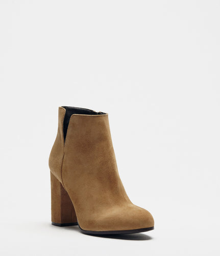 Ankle Boot hellbraun side