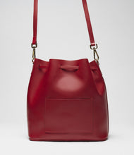 Beuteltasche rot back