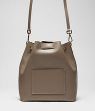 Beuteltasche taupe back