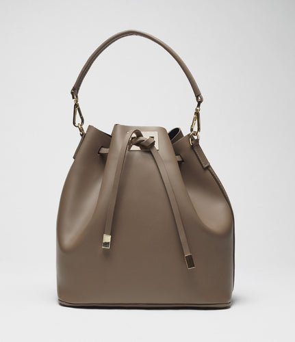 Beuteltasche taupe
