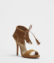Fransen Sandalette braun