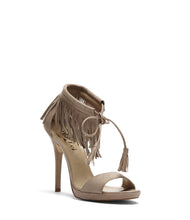 Fransen Sandalette Fenja taupe