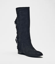 Fransenstiefel schwarz