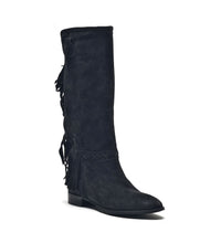 Fransenstiefel Fanny schwarz