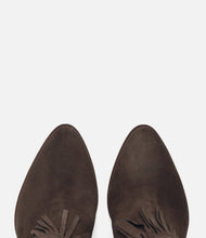 Fransenstiefelette braun top
