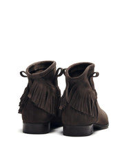 Fransenstiefelette Amy grau