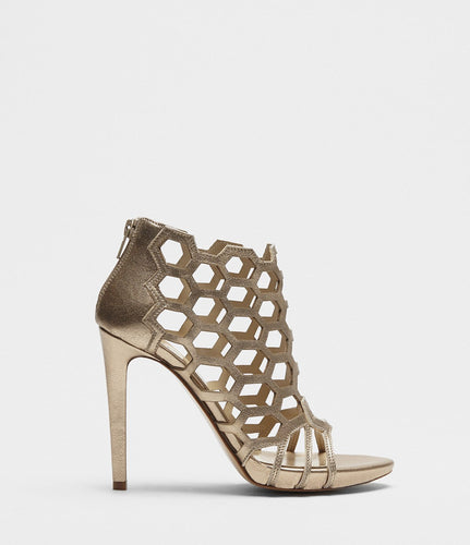 High Heel Sandalette gold
