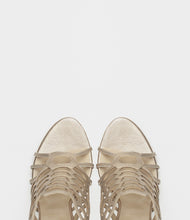 High Heel Sandalette gold top