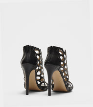 High Heel Sandalette schwarz back
