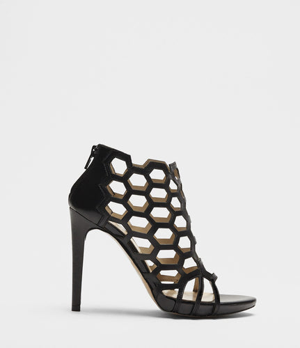 High Heel Sandalette schwarz