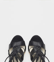 Keilsandalette schwarz top