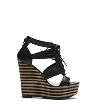 Keilsandalette Frida schwarz