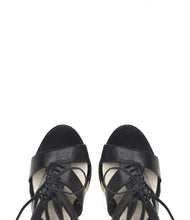 Keilsandalette Frida schwarz