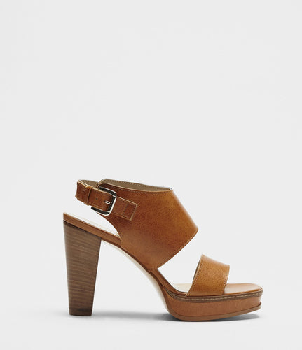 Plateau Sandalette braun
