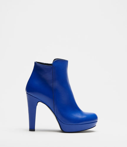 Plateau Stiefelette blau
