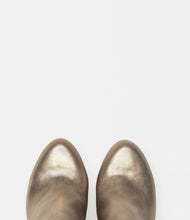 Plateau Stiefelette gold top