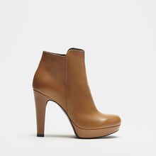 Plateau Stiefeletten Dana hellbraun