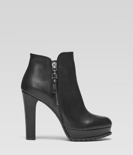 Plateau Stiefelette Zoe schwarz