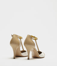 Riemchen Pumps beige back