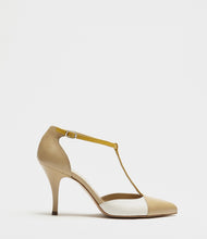 Riemchen Pumps beige