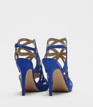 Riemchen Sandalette blau back