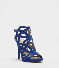 Riemchen Sandalette blau side