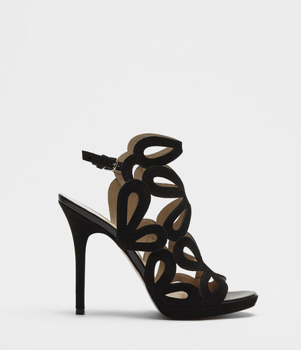 Riemchen Sandalette schwarz