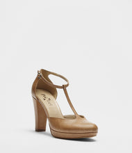 T-Strap Pumps beige side