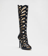 Schmetterling cutout schwarz side