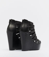 abendschuhe elegant party leder schwarz