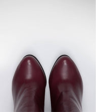 ankle boots schick elegant high fashion bordeaux