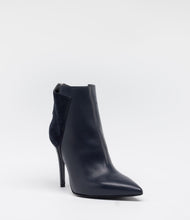 ankle boots spitz elegant blau
