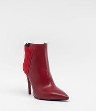 ankle boots spitz elegant rot
