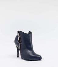 ankle boots spitz schick blau