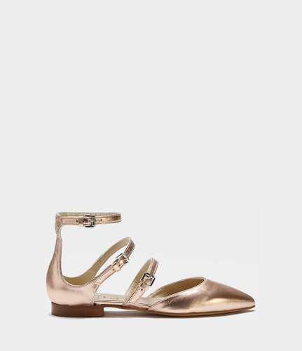 Ballerinas Leyla rosegold