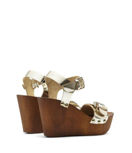 Plateau Riemchen Sandalette Letizia gold