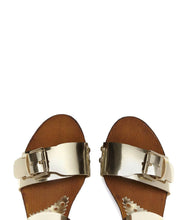 Plateau Riemchen Sandalette Letizia gold