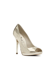 Peeptoe Pumps Mira platingold