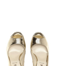 Peeptoe Pumps Mira platingold