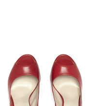 Peeptoe Pumps Mira rot