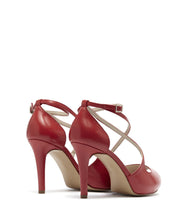 Riemchen Pumps Nadja rot