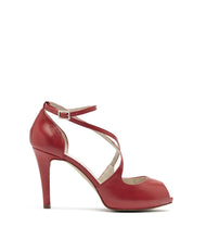 Riemchen Pumps Nadja rot