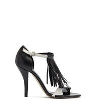 Fransen Sandalette Ria schwarz