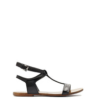 T-Strap Sandale Valeria schwarz