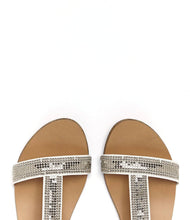 T-Strap Sandale Valeria weiss