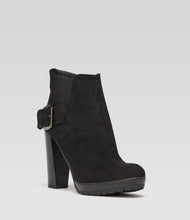 Schwarzer Bikerboot Daria modern
