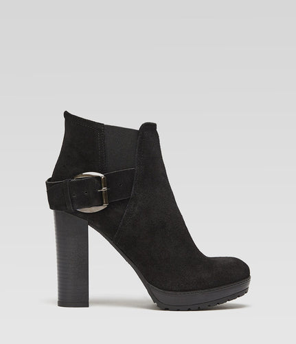 Schwarzer Bikerboot Daria trendig